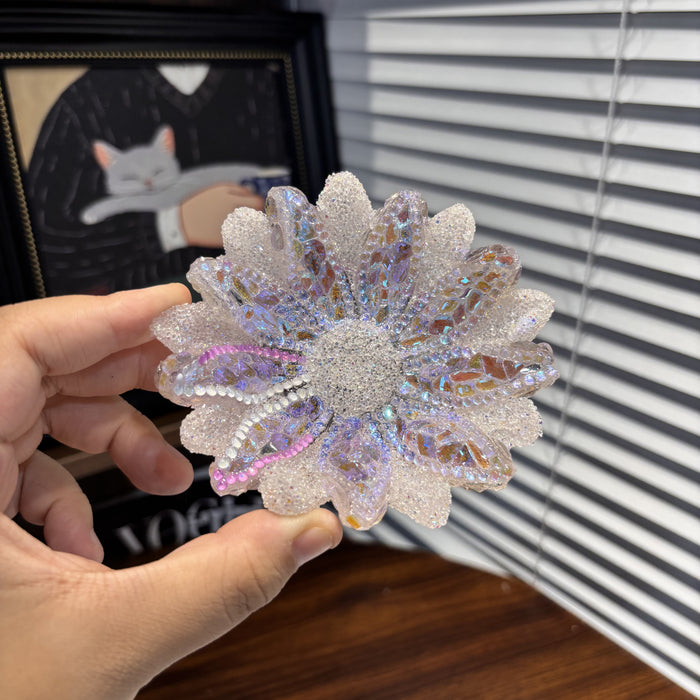 Handmade Diamond Flower-Shaped Storage Tray Resin Mold