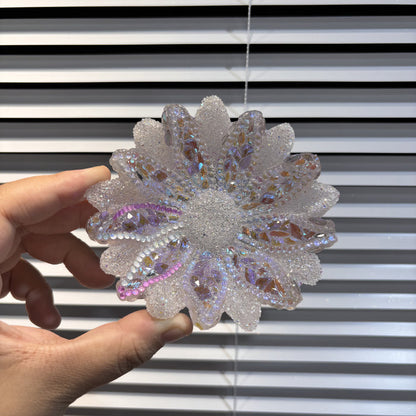 Handmade Diamond Flower-Shaped Storage Tray Resin Mold