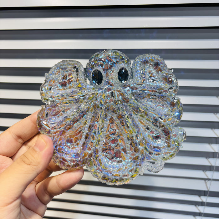 Handmade Diamond Octopus Divided Storage Tray Resin Mold