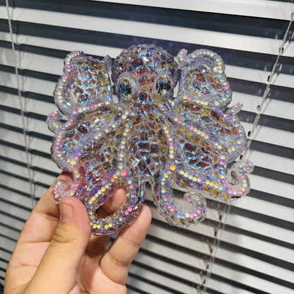 Handmade Diamond Octopus Divided Storage Tray Resin Mold