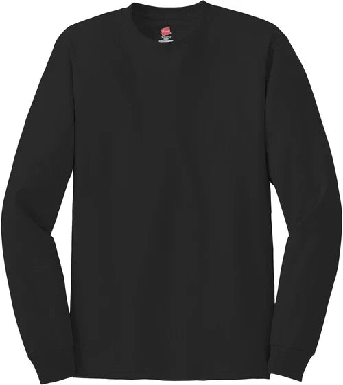 Hanes Authentic 100% Cotton Long Sleeve T-Shirt