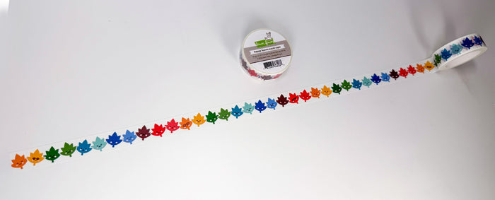 happy leaves washi tape