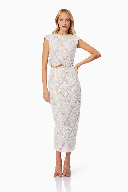 Harper Two Piece Set - White - SHOPJAUS - JAUS