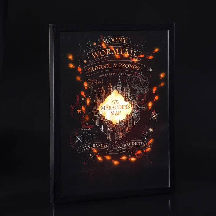 Harry Potter - Marauders Map Light Up Wall Art