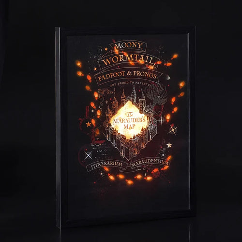 Harry Potter - Marauders Map Light Up Wall Art