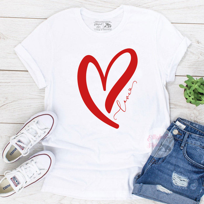 Heart Love Valentine's Day Shirt