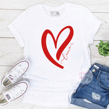 Heart Love Valentine's Day Shirt