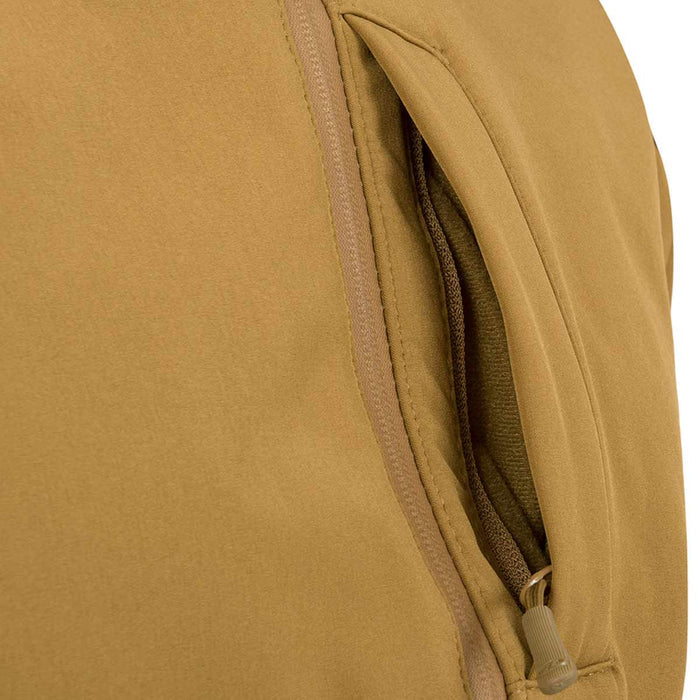 highlander tan odin jacket chest pocket view
