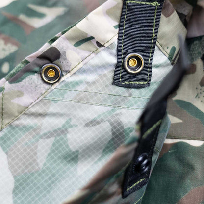 press studs camouflage basha highlander shelter