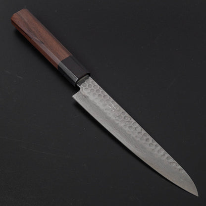 Hitohira HG Tsuchime Damascus Petty 150mm Rosewood Handle (Original Handle) | HITOHIRA