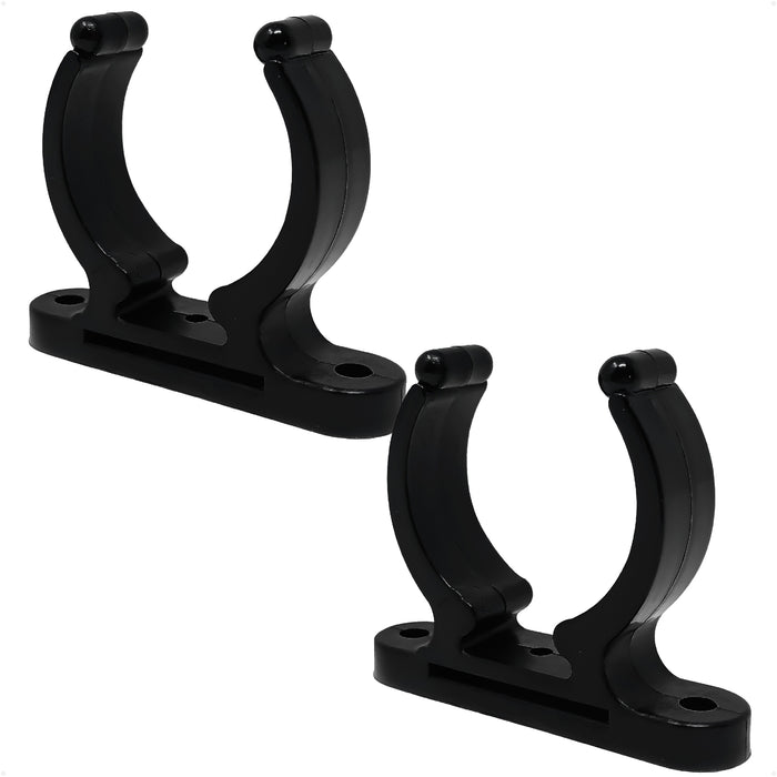 Hook Holder Clip for Up to 1-1/2" Tube Dia., 2-Pack - FO1843-M2 - Five Oceans