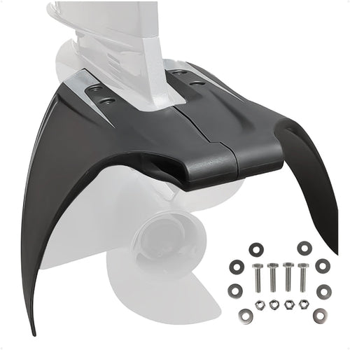 Hydrofoil for Outboard Motors 40-250HP, Black - FO4469 - Five Oceans