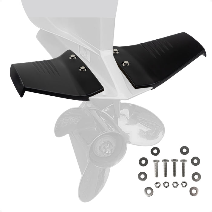 Hydrofoil for Outboard Motors Up to 50HP, Black - FO4470 - Five Oceans