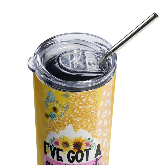 I Got A Good Heart But This Mouth Stainless steel tumbler