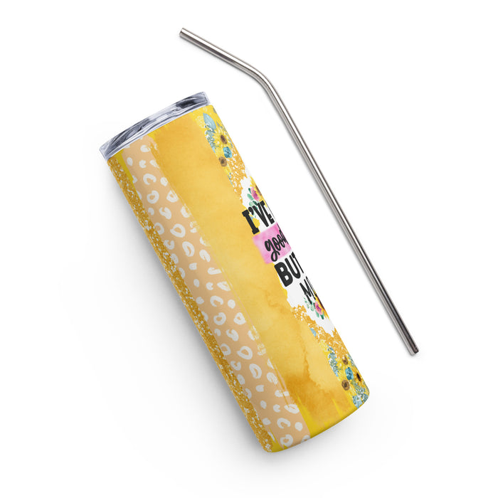 I Got A Good Heart But This Mouth Stainless steel tumbler