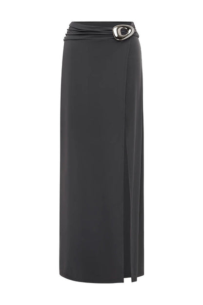 Indiana Maxi Skirt - Slate