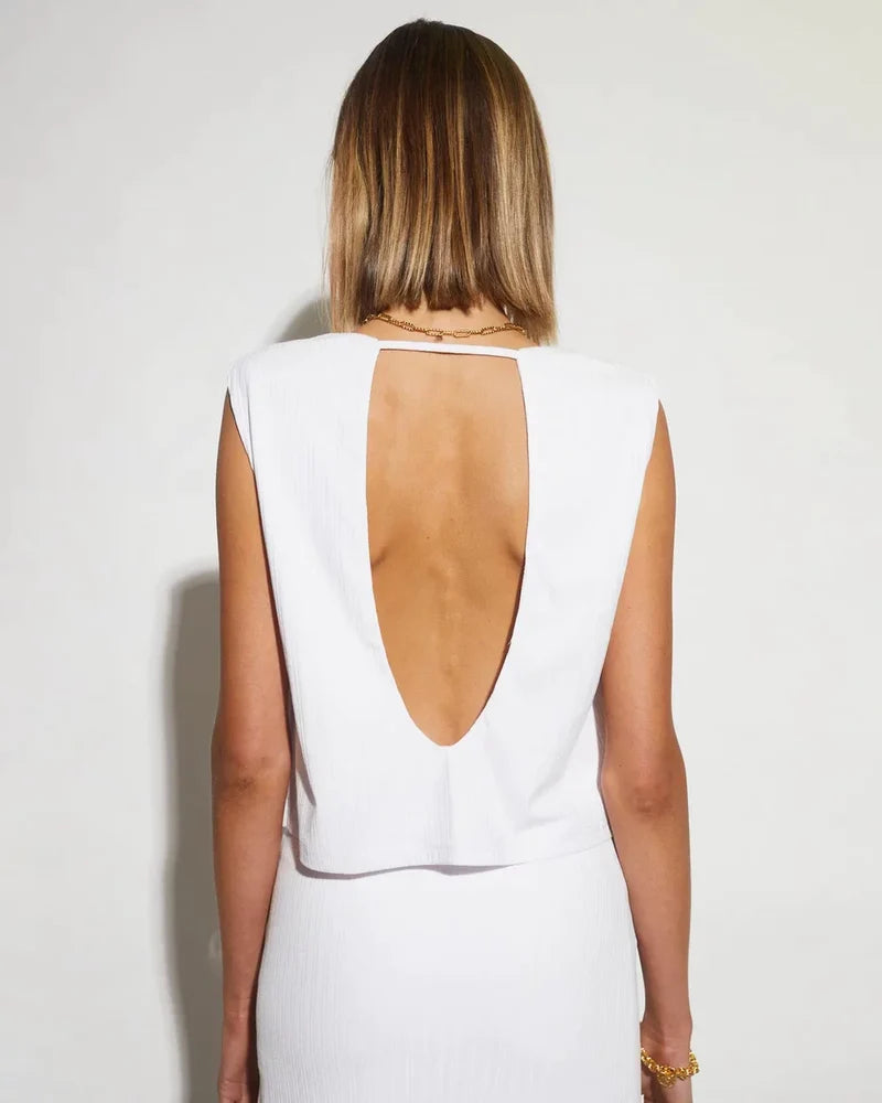Ivy Top - White - JAUS