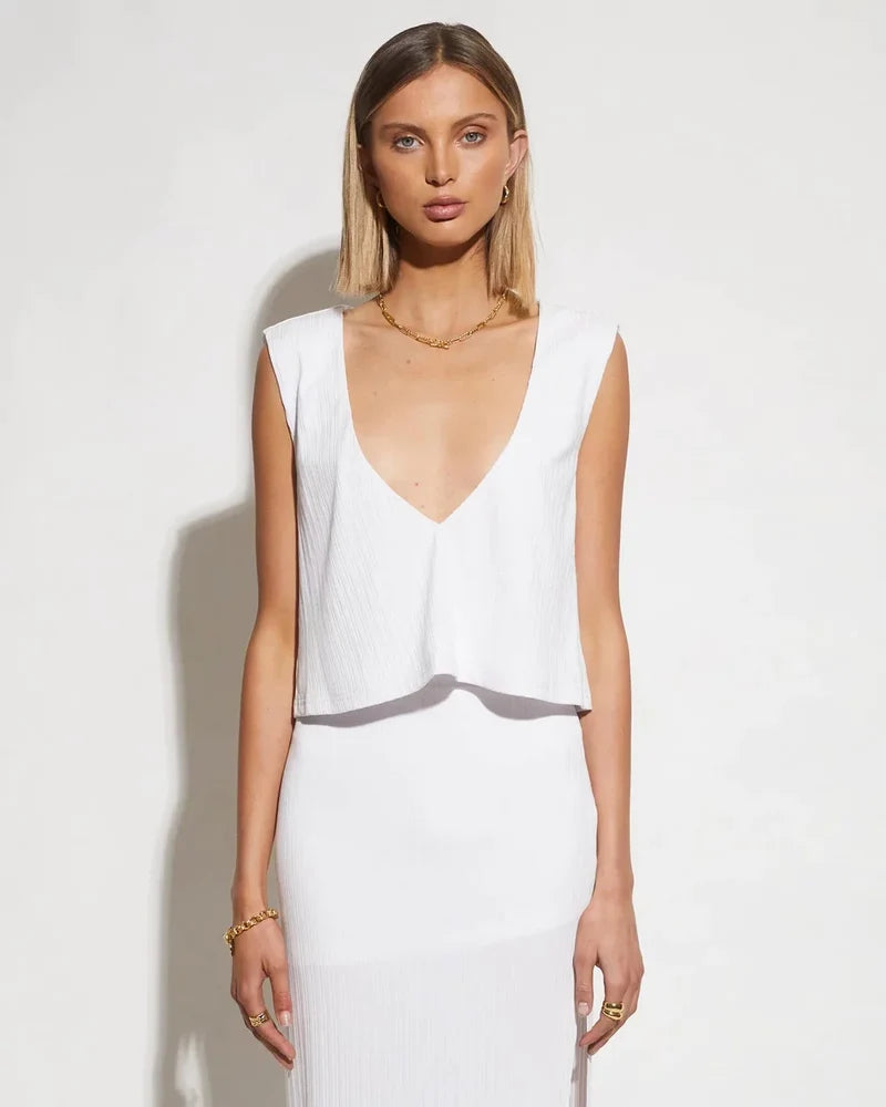 Ivy Top - White - JAUS
