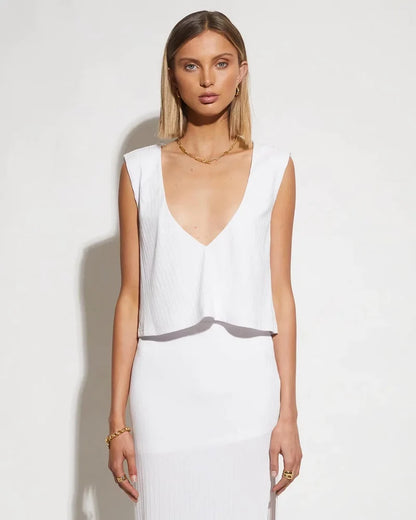 Ivy Top - White - JAUS