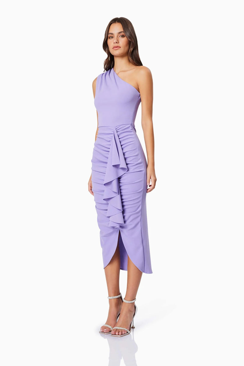 Jade Midi Dress - Purple - SHOPJAUS - JAUS