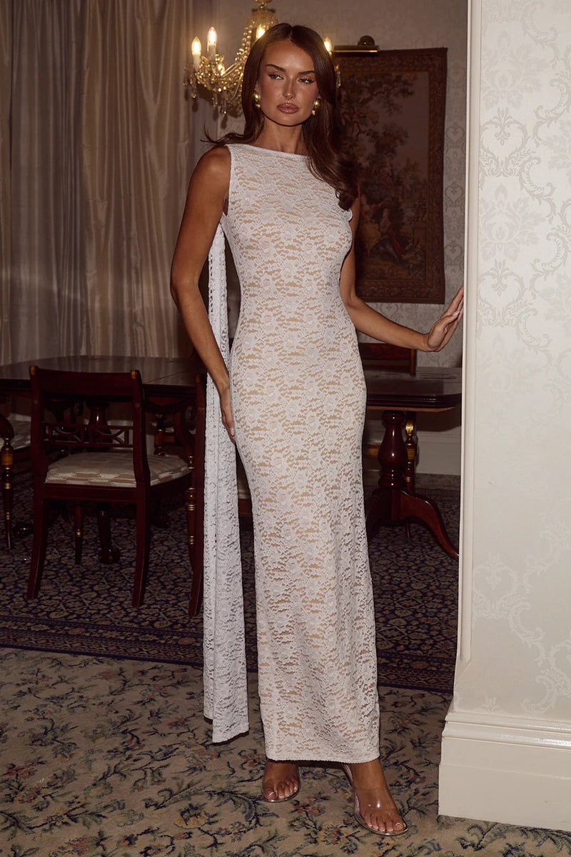 Janie Maxi Dress - White