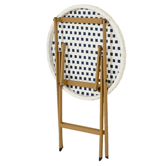 Kaemingk Blue Bellano Wicker Bistro Set