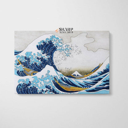 Katsushika Hokusai - The Great Wave Of Kanagawa Wall Art - SharpWallArts