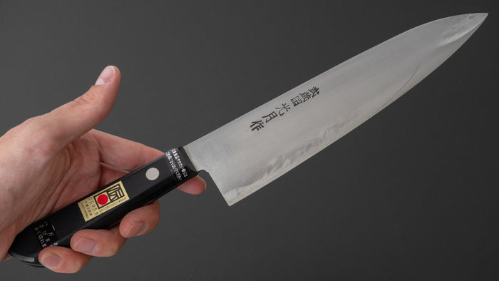 Kogetsu Carbon Gyuto 210mm Pakka Handle (No Bolster) | HITOHIRA