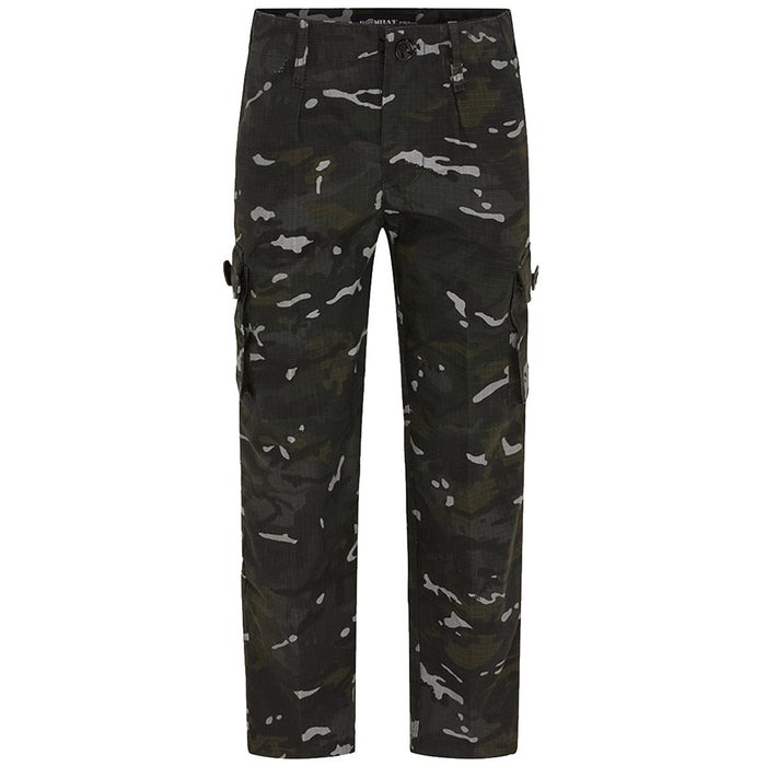 kombat kids trousers black btp camo
