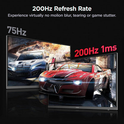 KOORUI G2722p 27 Inch 2K 200Hz QHD (2560 x 1440p) Fast IPS Screen, 1ms Response Time, HDR 400 Gaming Monitor