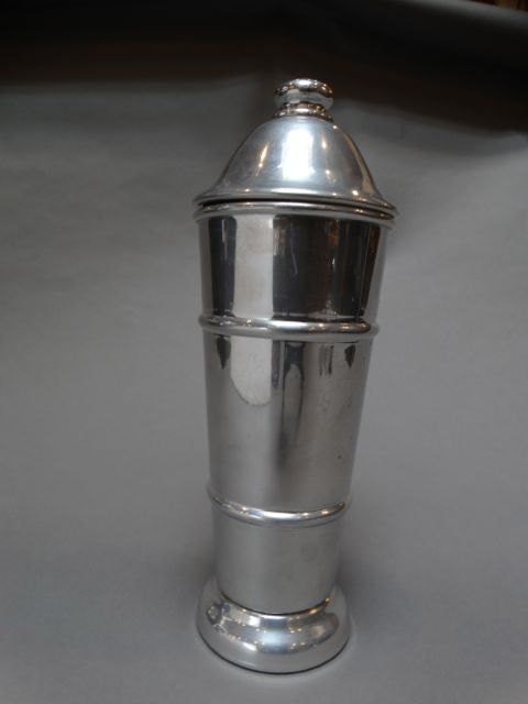 Kraftware Vintage Mid-Century Modern Cocktail Shaker Steel