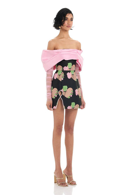 Kyros Dress - Black Print - SHOPJAUS - JAUS