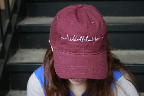 Lambda Theta Alpha Script Hat