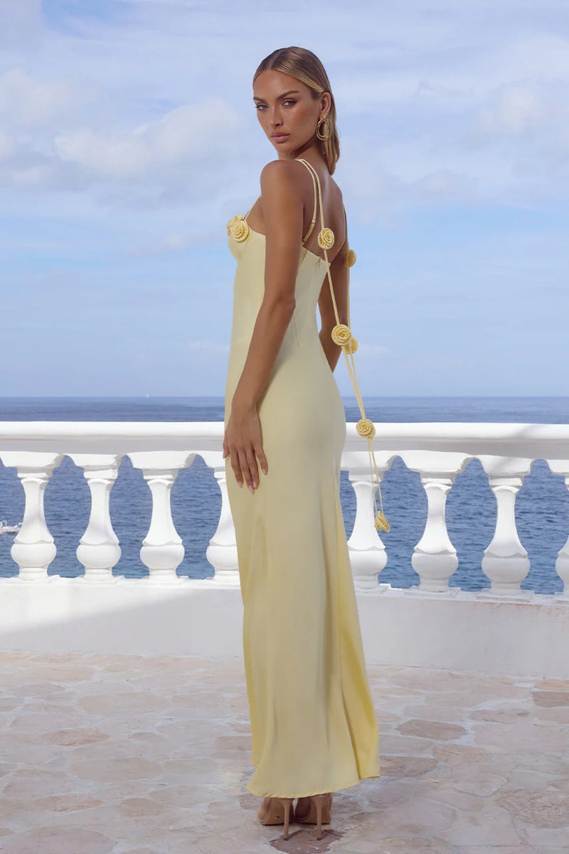 Lavena Maxi Dress - Buttermilk