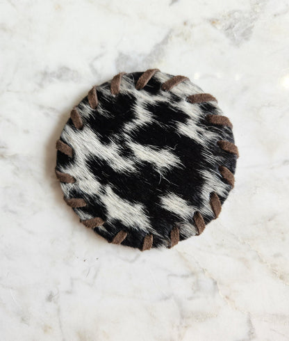 Leather Laced Coaster