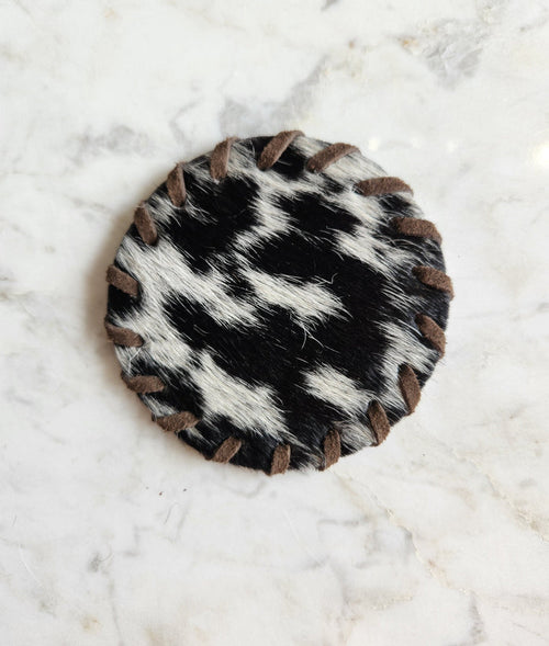 Leather Laced Coaster