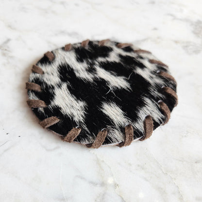 Leather Laced Coaster