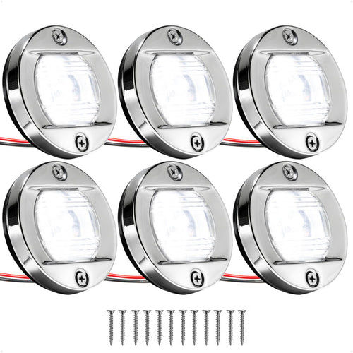 LED Interior/Exterior Cockpit Light, 12V DC, 6-Pack - FO3906-M6 - Five Oceans
