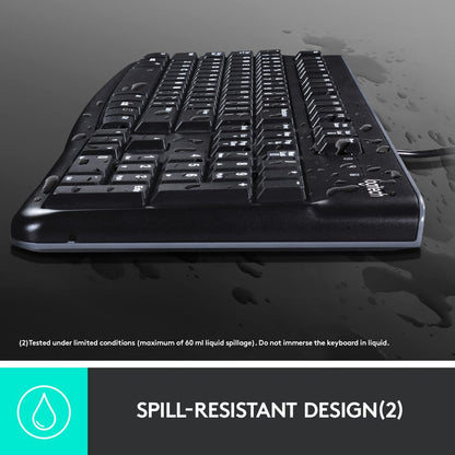 Logitech MK120 Wired Keyboard and Mouse Combo