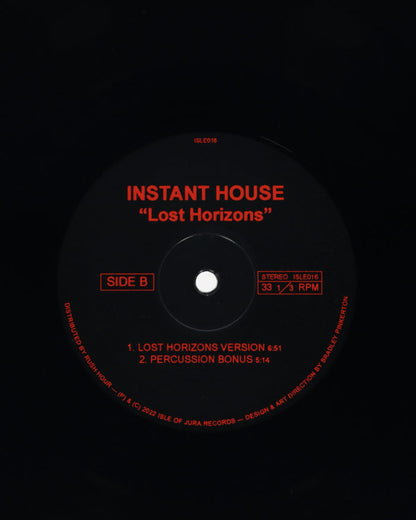 Rush Hour Instant House (Joe Claussell) - Lost Horizons Multicolor Music Vinyls ISLE016 1