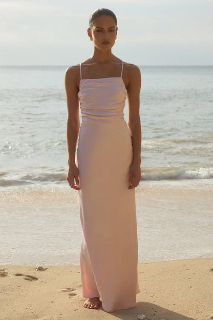 Lucienne Maxi Dress - Musk - SHOPJAUS - JAUS