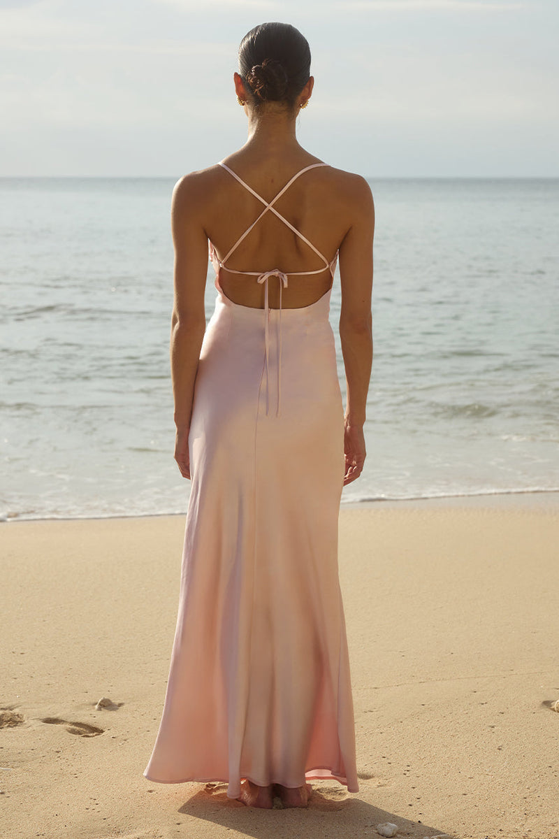 Lucienne Maxi Dress - Musk - SHOPJAUS - JAUS