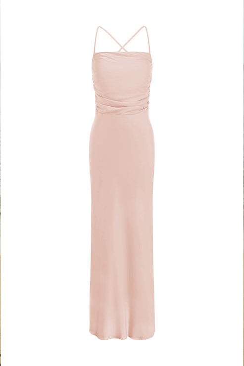 Lucienne Maxi Dress - Musk - SHOPJAUS - JAUS