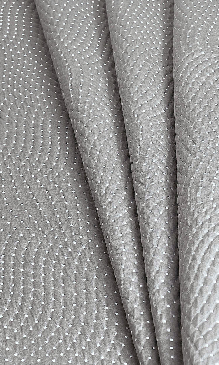 Silk-Blend Home Décor Fabric By the Metre (Grey)