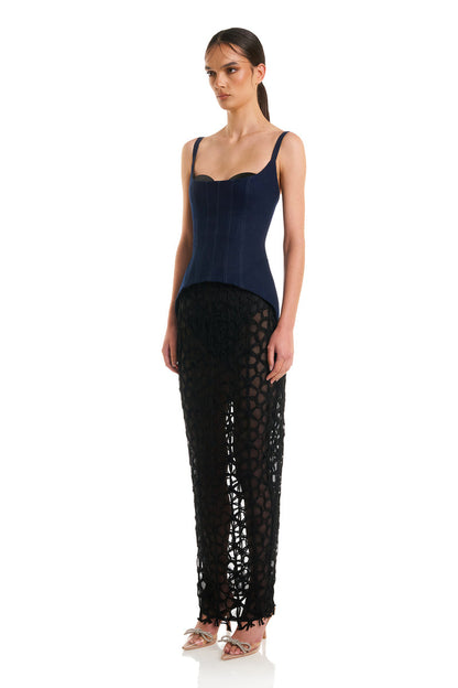 Lyndal Skirt - Black - SHOPJAUS - JAUS