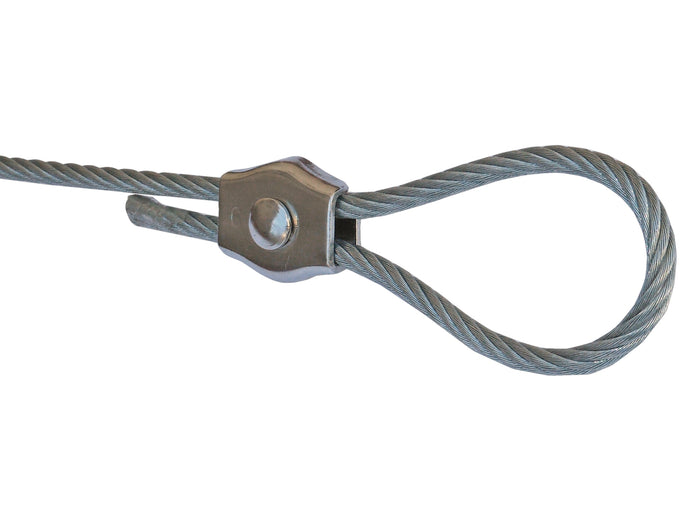 M5 Simplex Single Bolt Wire Rope Clips, Stainless Steel - FO-1649 - Five Oceans
