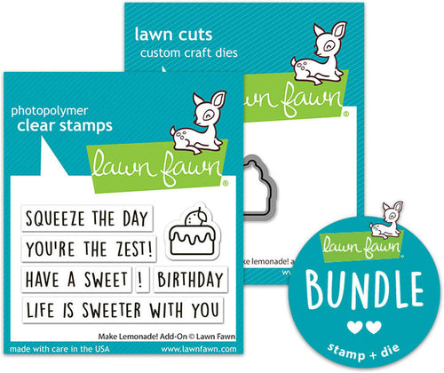 make lemonade! add-on (stamp+die bundle)