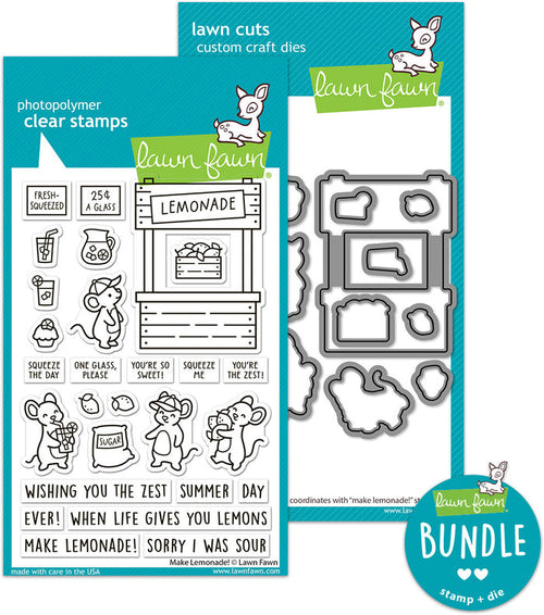 make lemonade! (stamp+die bundle)