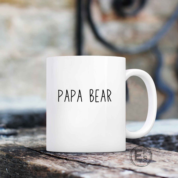 Mama Bear Papa Bear Coffee Mug 11 oz