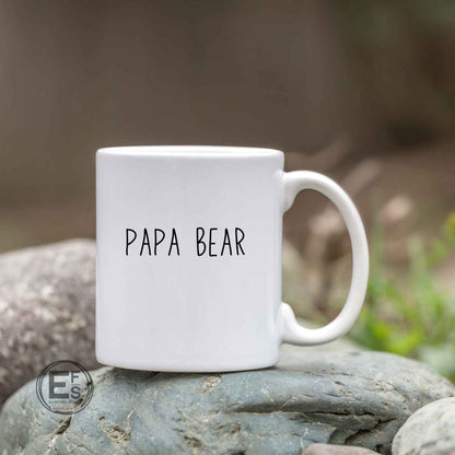 Mama Bear Papa Bear Coffee Mug 11 oz